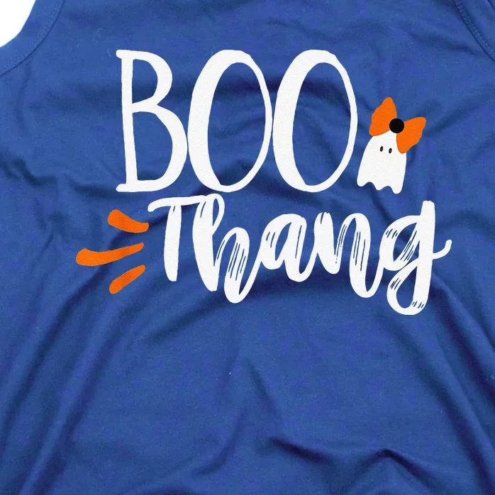 Boo Thang Thing Cute Halloween Ghosts Bow Gift Tank Top