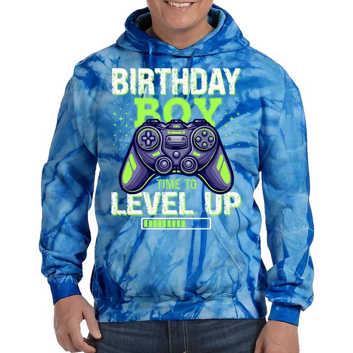 Birthday Time To Level Up Tie Dye Hoodie