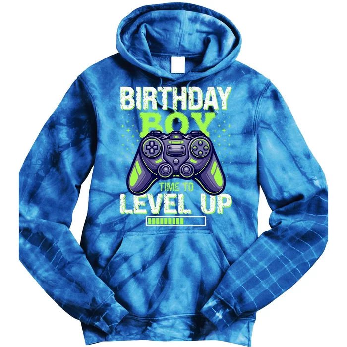 Birthday Time To Level Up Tie Dye Hoodie