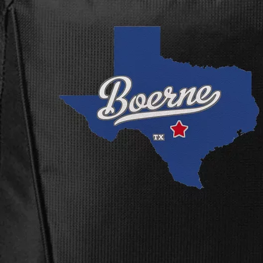 Boerne Texas TX Map City Backpack