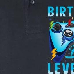 Birthday Time to Level Up Video Game Birthday Gamer Softstyle Adult Sport Polo