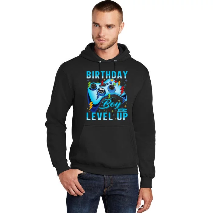 Birthday Time to Level Up Video Game Birthday Gamer Tall Hoodie