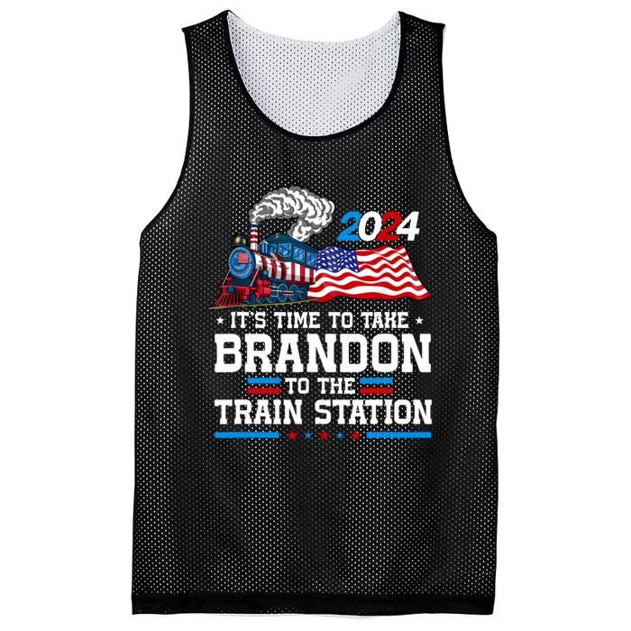 Brandon To Thetrain Station Kinda Day 2024 Mesh Reversible Basketball Jersey Tank