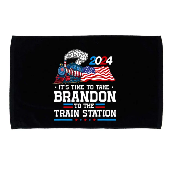 Brandon To Thetrain Station Kinda Day 2024 Microfiber Hand Towel