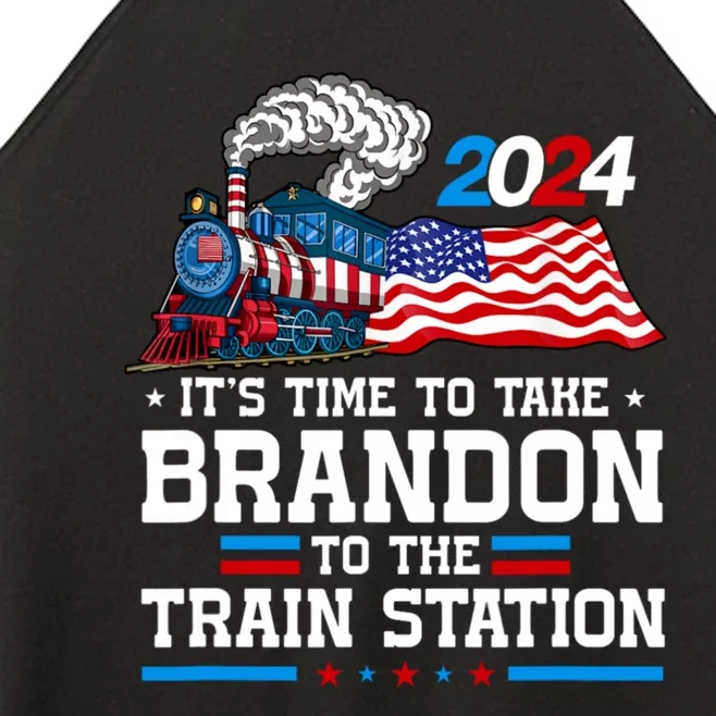 Brandon To Thetrain Station Kinda Day 2024 Women’s Perfect Tri Rocker Tank