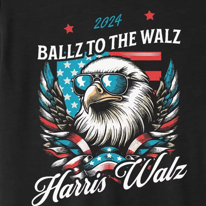 Ballz To The Walz Harris Walz 2024 Sunglasses Eagle Election ChromaSoft Performance T-Shirt