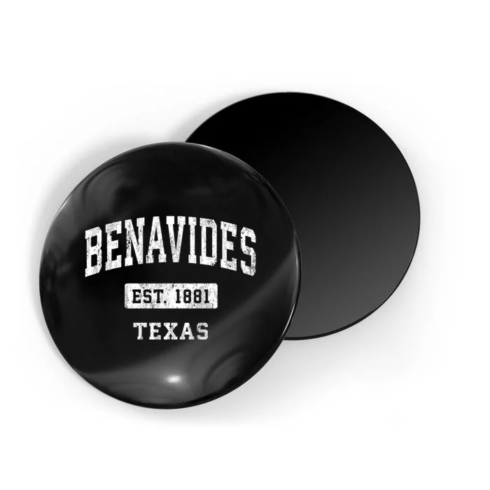 Benavides Texas Tx Vintage Sports Magnet