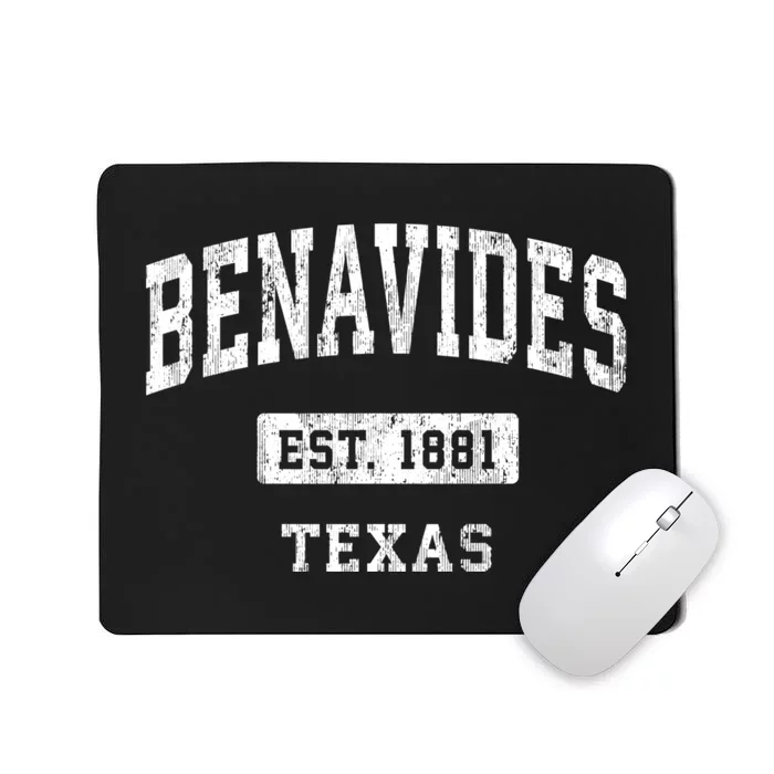 Benavides Texas Tx Vintage Sports Mousepad