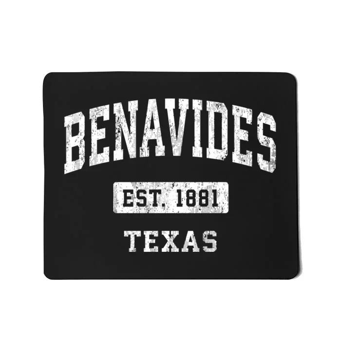 Benavides Texas Tx Vintage Sports Mousepad