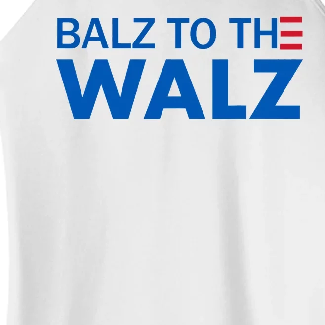 Balz To The Walz Harris Walz 2024 Women’s Perfect Tri Rocker Tank