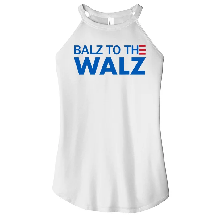 Balz To The Walz Harris Walz 2024 Women’s Perfect Tri Rocker Tank