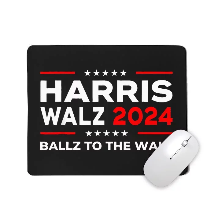 Ballz To The Walz Harris Walz 2024 Election Mousepad