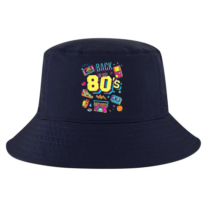 Back To The 80s Costume Party Retro Cool Comfort Performance Bucket Hat