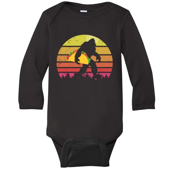 Bigfoot Taco Tees For Women Plus Suze Baby Long Sleeve Bodysuit