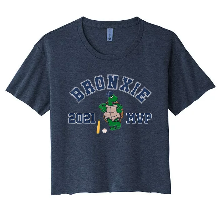 Bronxie The Turtle MVP Women's Crop Top Tee