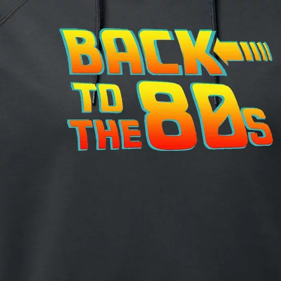 Back To The 80s Costume Fancy Dress Party Idea Halloween Performance Fleece Hoodie