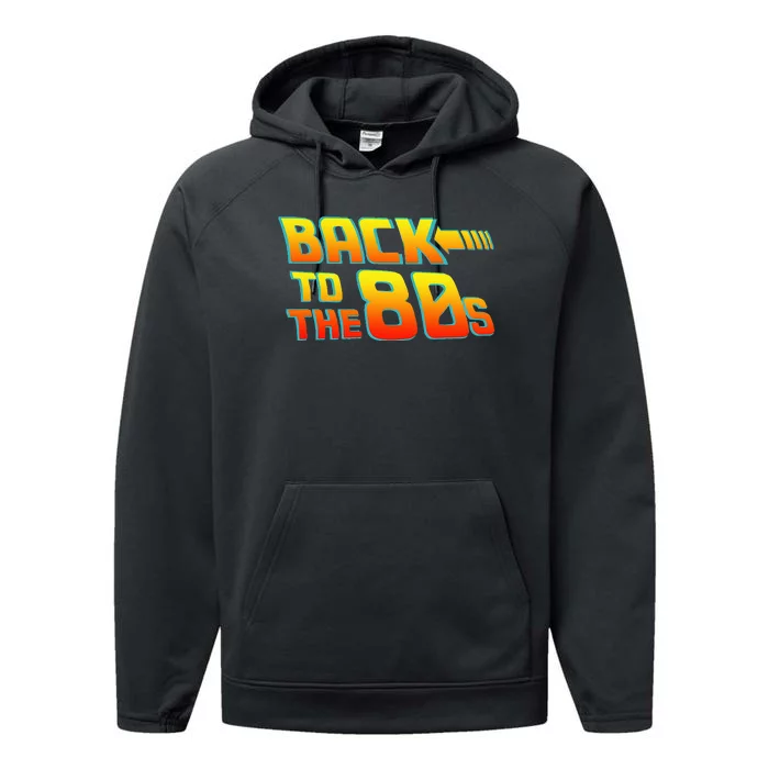 Back To The 80s Costume Fancy Dress Party Idea Halloween Performance Fleece Hoodie