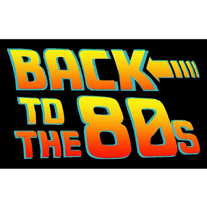 Back To The 80s Costume Fancy Dress Party Idea Halloween Bumper Sticker