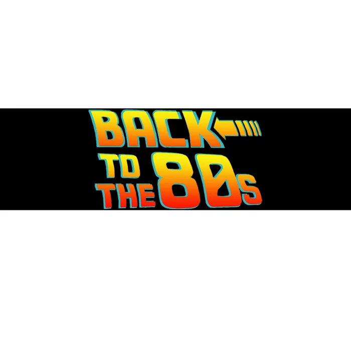 Back To The 80s Costume Fancy Dress Party Idea Halloween Bumper Sticker