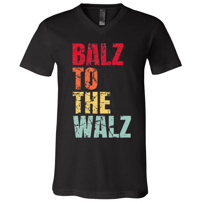 Balz To The Walz Harris Walz 2024 V-Neck T-Shirt