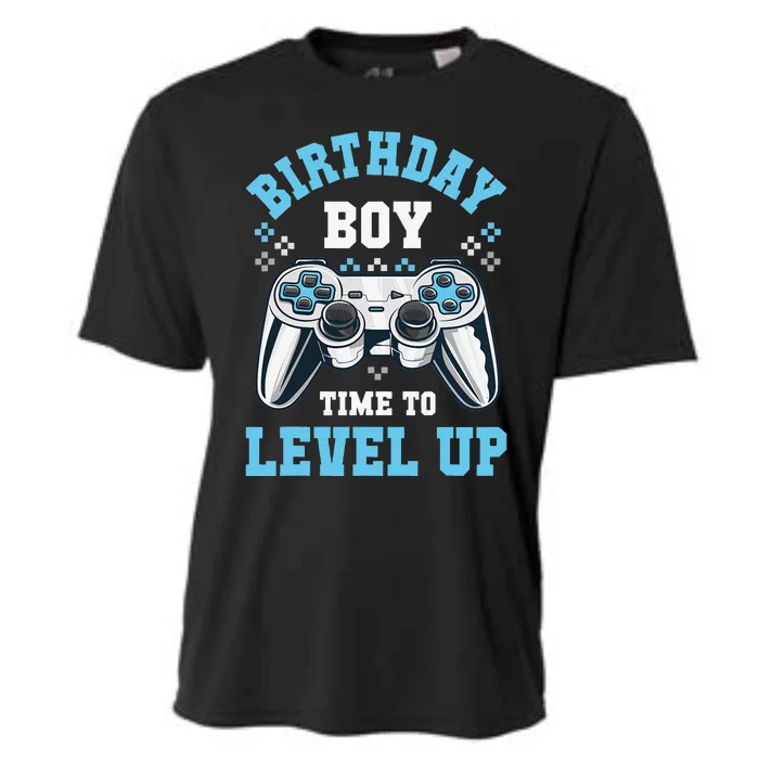 Birthday Time to Level Up Matching Video Gamer Birthday Cooling Performance Crew T-Shirt