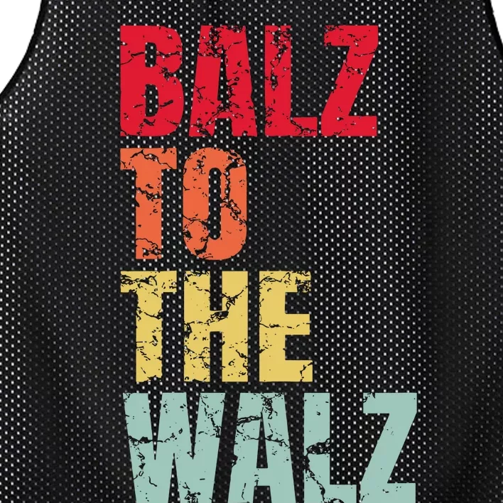 Balz To The Walz Harris Walz 2024 Mesh Reversible Basketball Jersey Tank