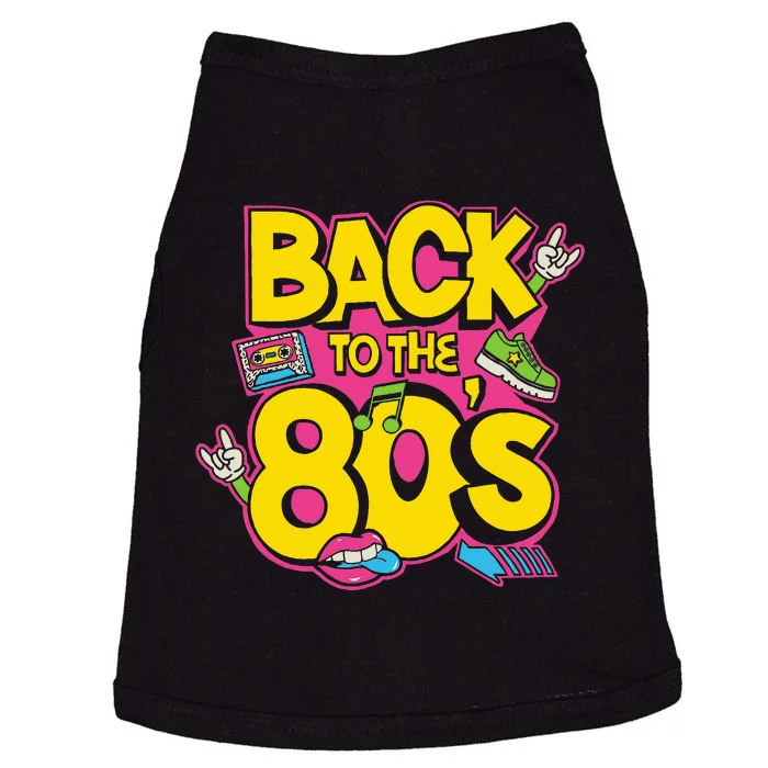 Back To The 80s Music Retro Cassette Tape Mixtape Doggie Tank