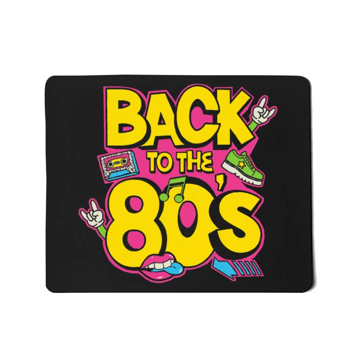 Back To The 80s Music Retro Cassette Tape Mixtape Mousepad