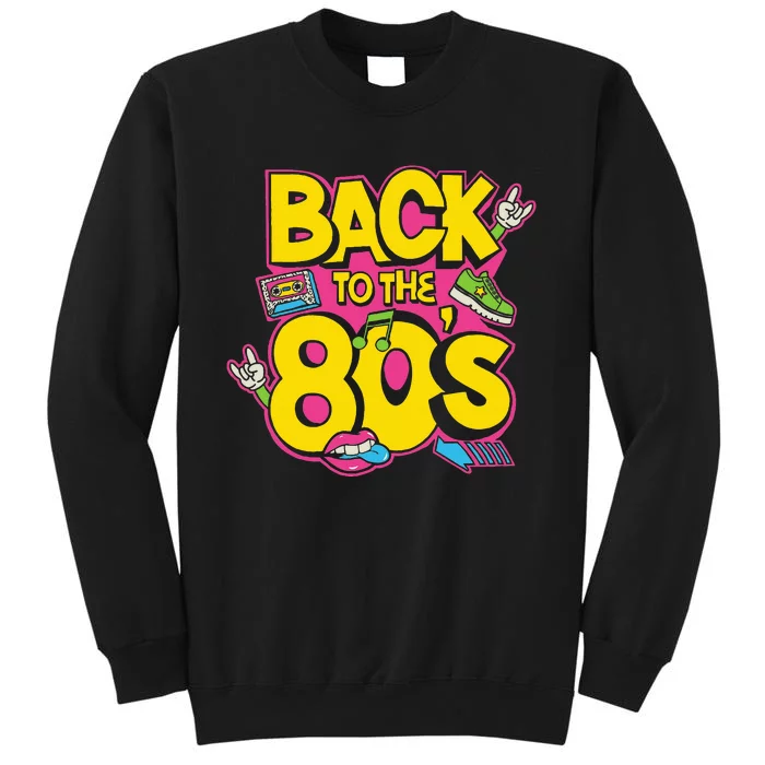 Back To The 80s Music Retro Cassette Tape Mixtape Tall Sweatshirt