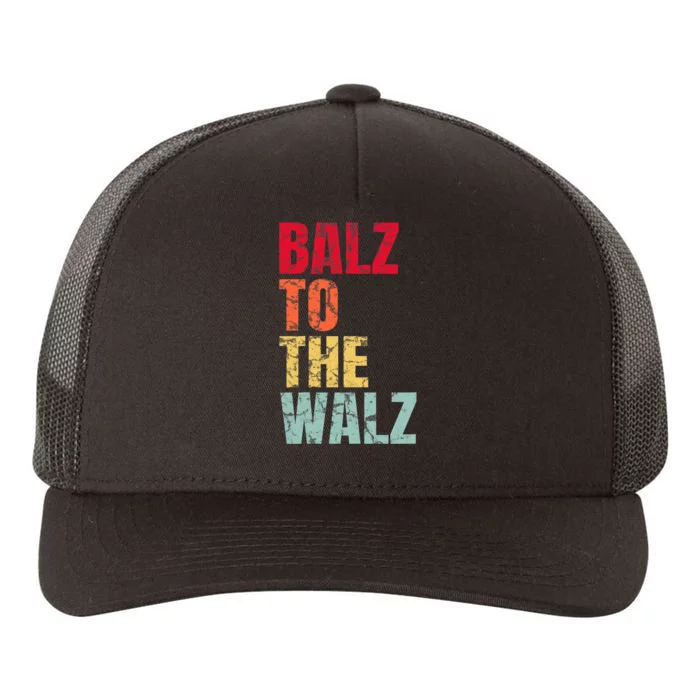 Balz To The Walz Harris Walz 2024 Yupoong Adult 5-Panel Trucker Hat