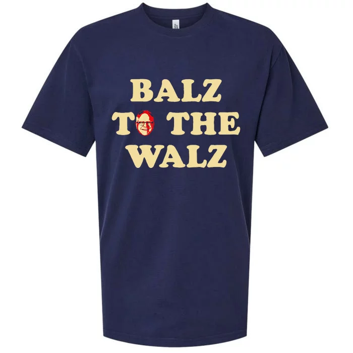 Balz To The Walz Harris Walz 47 President 24 Election Funny Gift Sueded Cloud Jersey T-Shirt