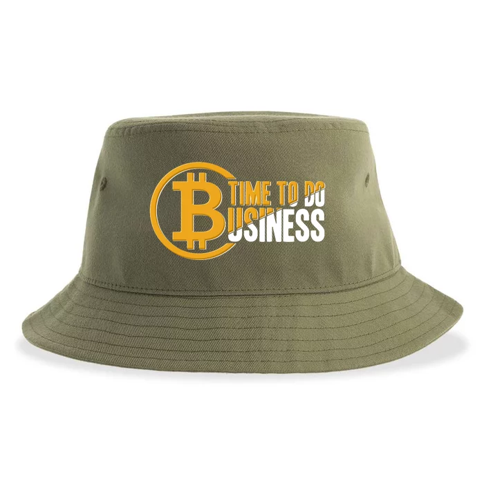 Bitcoin Time To Do Business Sustainable Bucket Hat