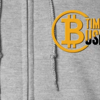 Bitcoin Time To Do Business Full Zip Hoodie