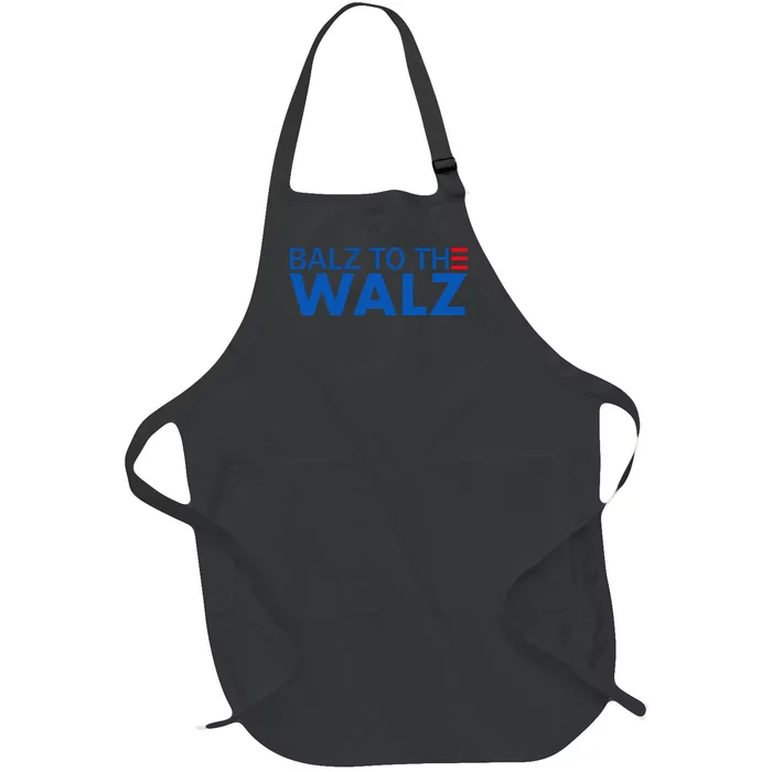 Balz To The Walz Harris Walz 2024 Gift Full-Length Apron With Pocket