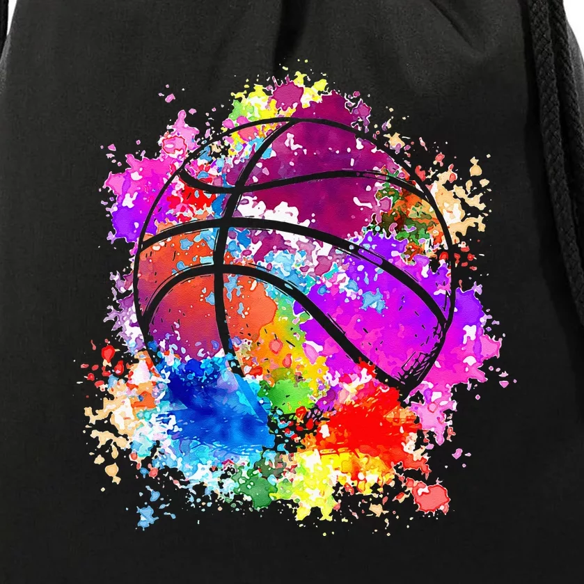 Basketball Teenagers Teens Women Baller Dunking Drawstring Bag