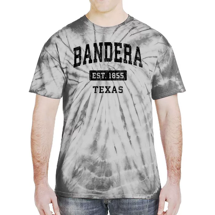 Bandera Texas Tx Vintage Sports Established Tie-Dye T-Shirt