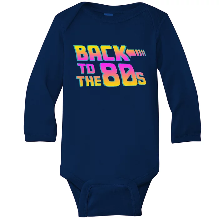 Back To The 80s Costume Fancy Dress Party Idea Halloween Baby Long Sleeve Bodysuit