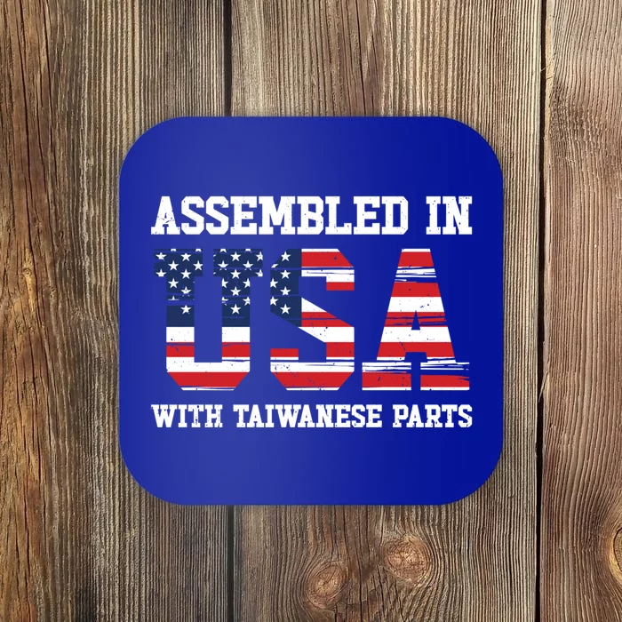 Born Taiwanese Taiwan American Usa Citizenship Great Gift Coaster