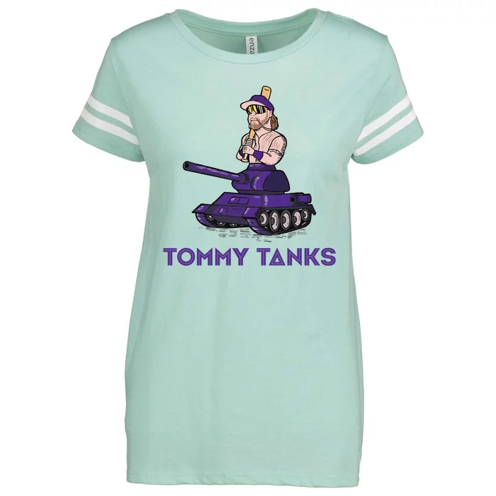 Baseball Tommy Tanks Funny Enza Ladies Jersey Football T-Shirt