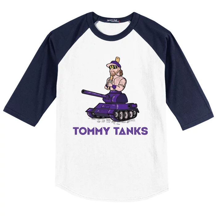 Baseball Tommy Tanks Funny Baseball Sleeve Shirt