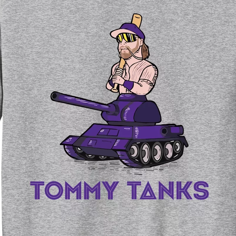 Baseball Tommy Tanks Funny Tall Sweatshirt