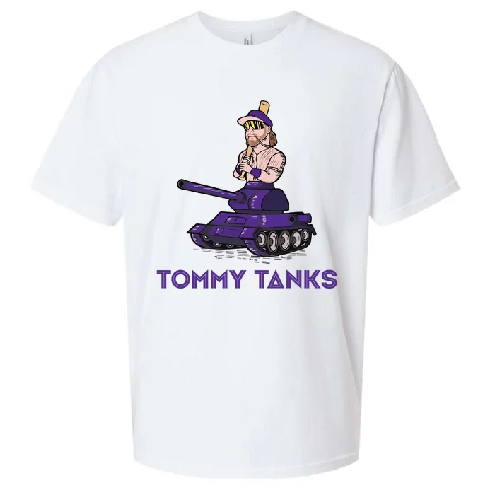 Baseball Tommy Tanks Funny Sueded Cloud Jersey T-Shirt