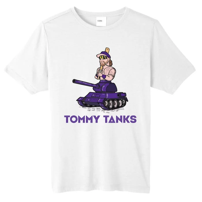 Baseball Tommy Tanks Funny ChromaSoft Performance T-Shirt