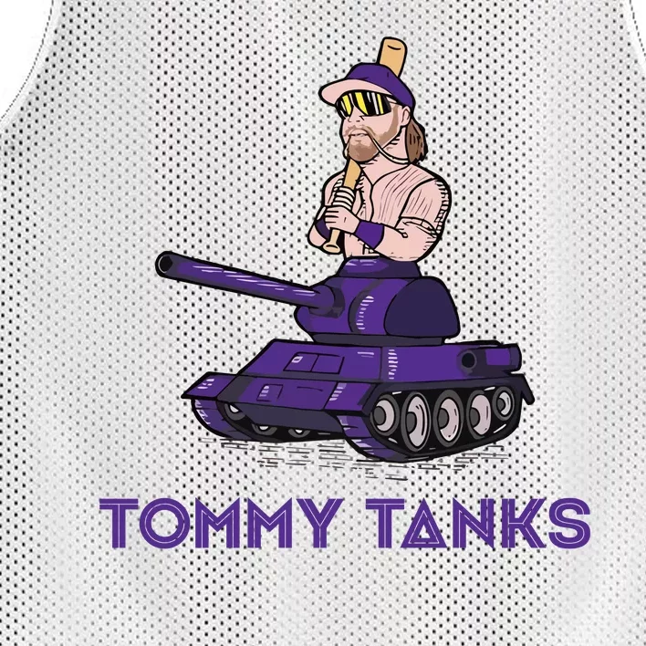 Baseball Tommy Tanks Funny Mesh Reversible Basketball Jersey Tank