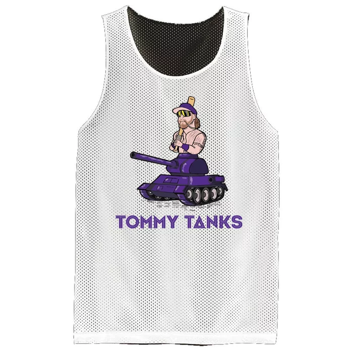 Baseball Tommy Tanks Funny Mesh Reversible Basketball Jersey Tank