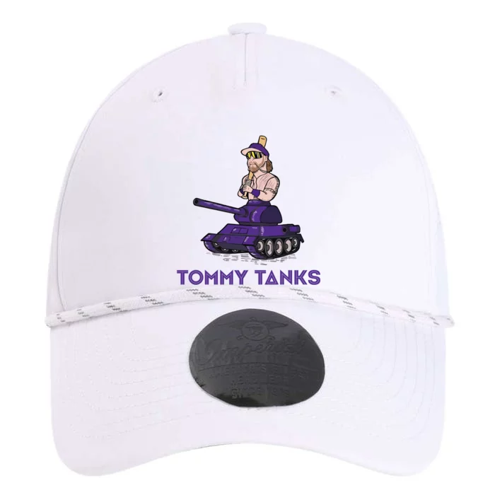 Baseball Tommy Tanks Funny Performance The Dyno Cap