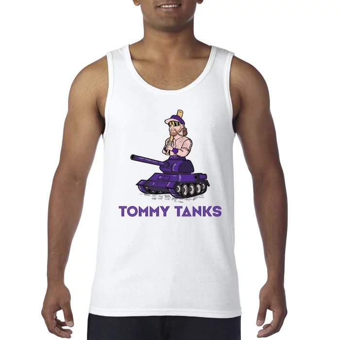 Baseball Tommy Tanks Funny Tank Top