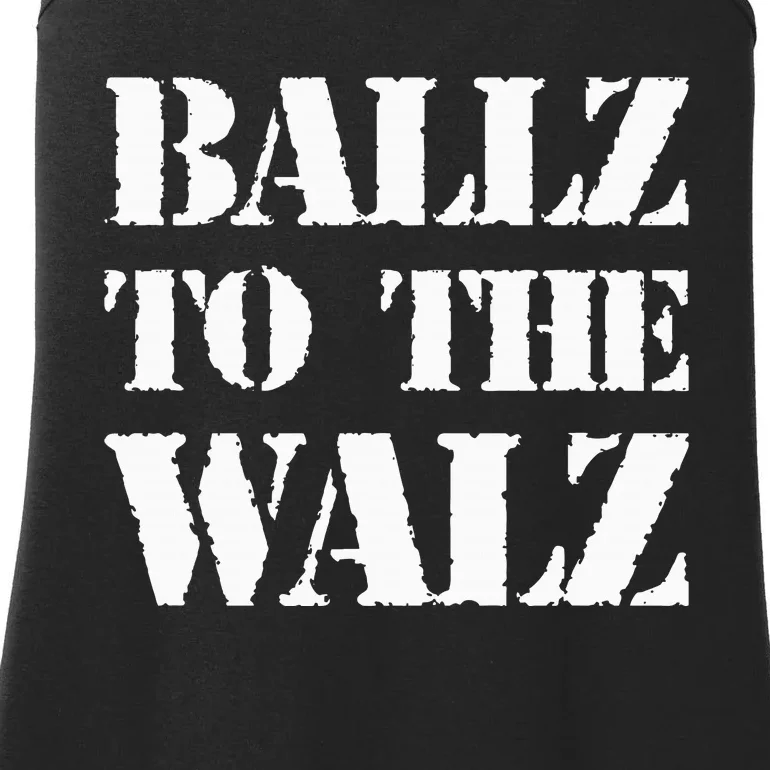 Ballz To The Walz Ladies Essential Tank