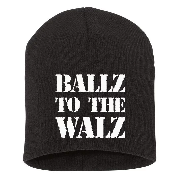 Ballz To The Walz Short Acrylic Beanie