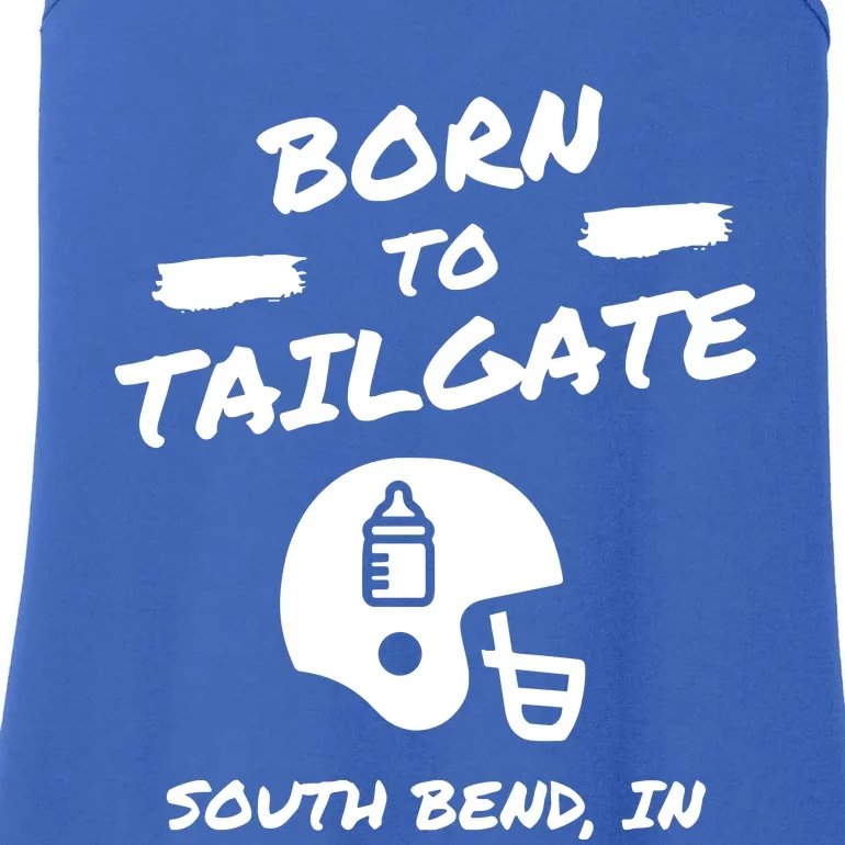 Born To Tailgate Ladies Essential Tank